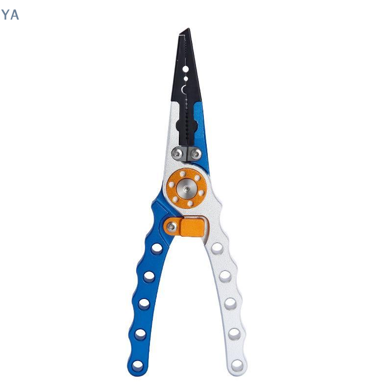 Fishing Hook Sharpener - 【AN】Multifunction Aluminum Alloy Fishing Pliers With