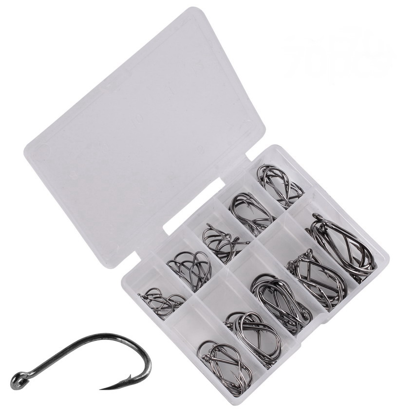 Fishing Hook Circle - 70Pcs/box Fishing Hooks Set Kit Mix