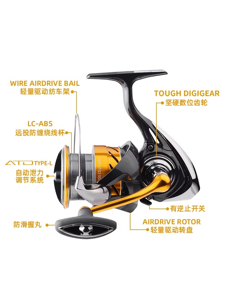 24 DAIWA REVROS CS LT Spinning - Abu Garcia Reel Max 评论和价格