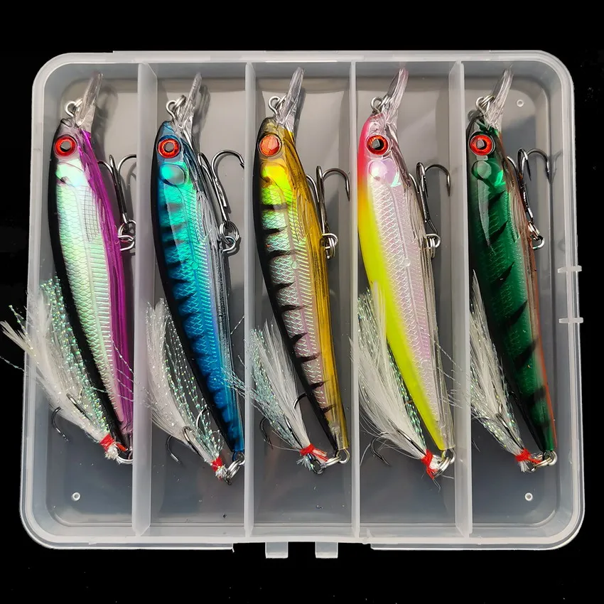 Laser 3D Eyes Bionic Minnow Fi - Fishing Hook Box 评论和价格