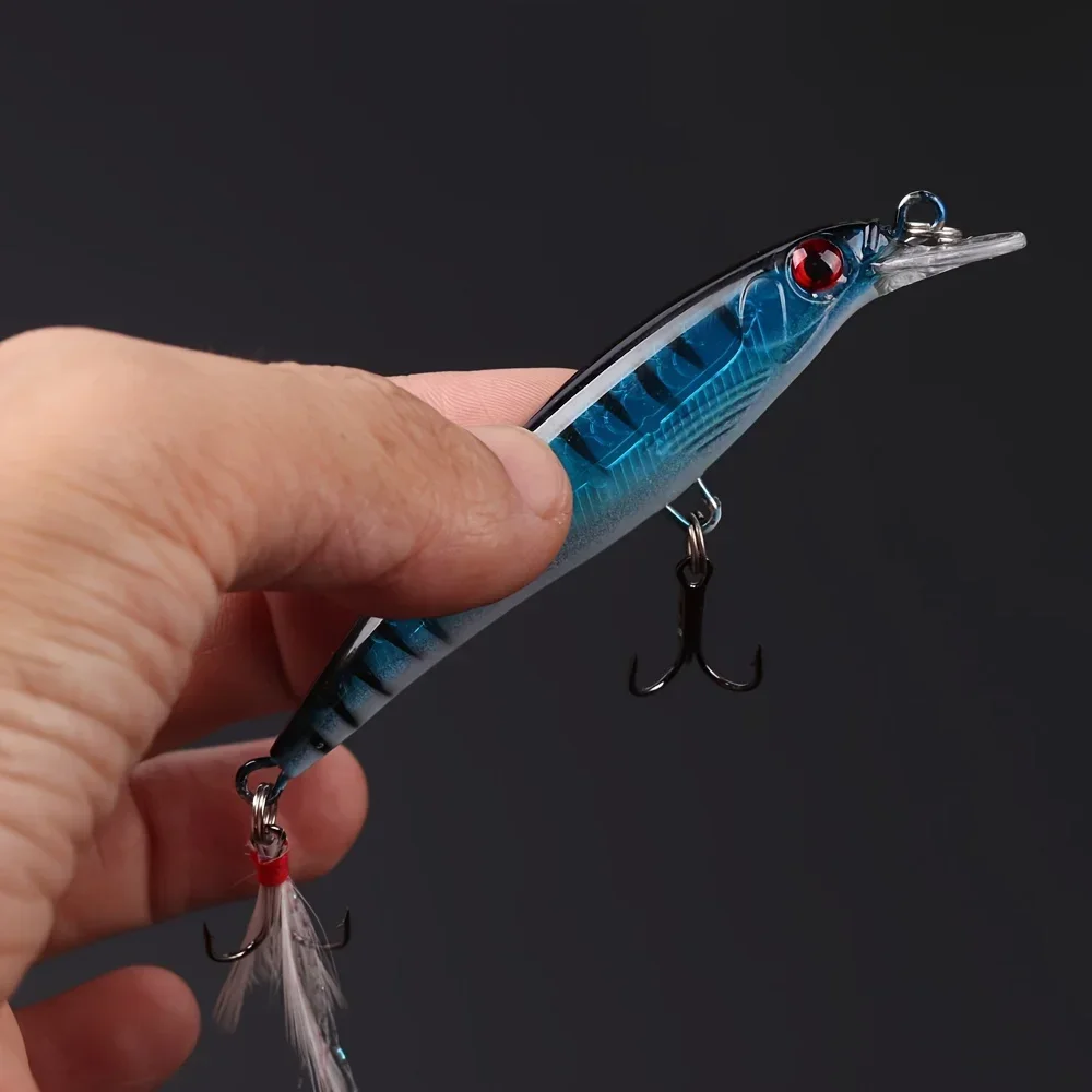 Laser 3D Eyes Bionic Minnow Fi - Fishing Hook Box 评论和价格