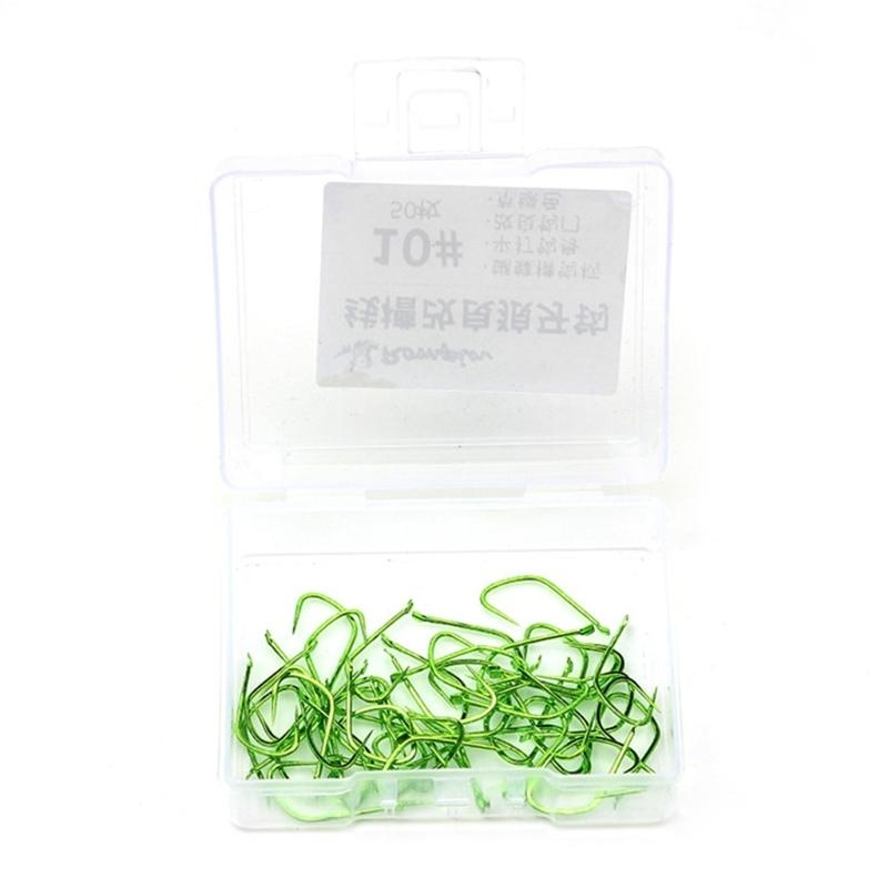 50Pcs Long Handle Small Fishes - Fishing Hook Circle 评论和价格