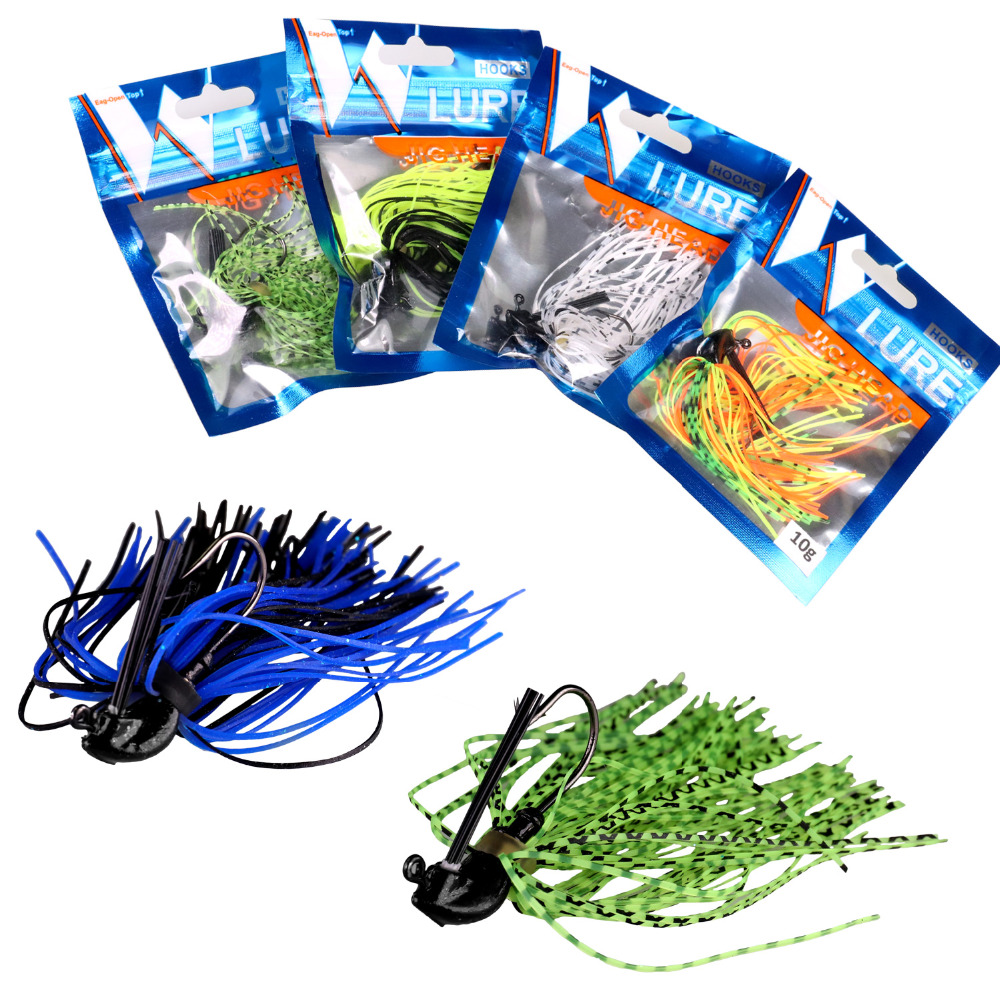 10pcs 7g 10g 14g Weedless Jig  - Fishing Hook Weedless 评论和价格