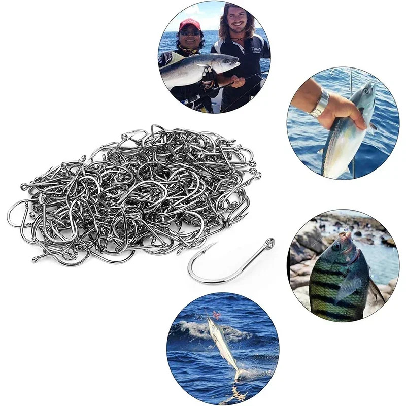 50-1600Pcs/BoxFishing Hooks Ca - Fishing Hook Circle 评论和价格