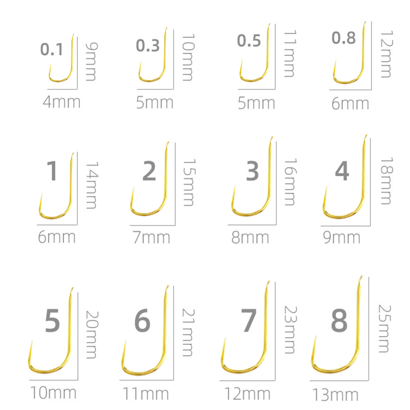 100 Pieces Shinkanto Barbless  - Fishing Hook Barbless 评论和价格