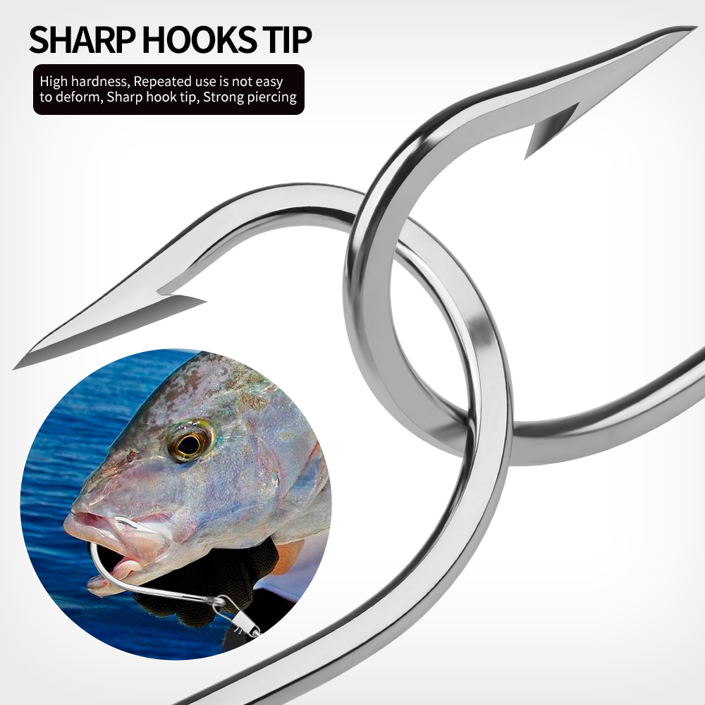 PROBEROS 5pcs Stainless Steel  - Fishing Hook Circle 评论和价格