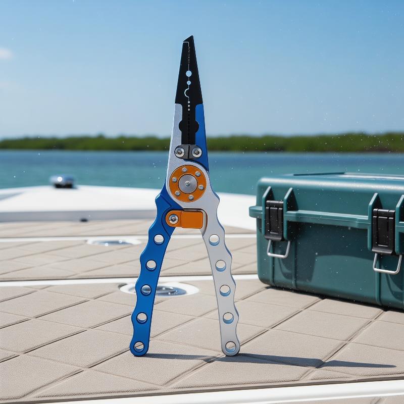 Aluminum Alloy Fishing Pliers  - Fishing Hook Sharpener 评论和价格
