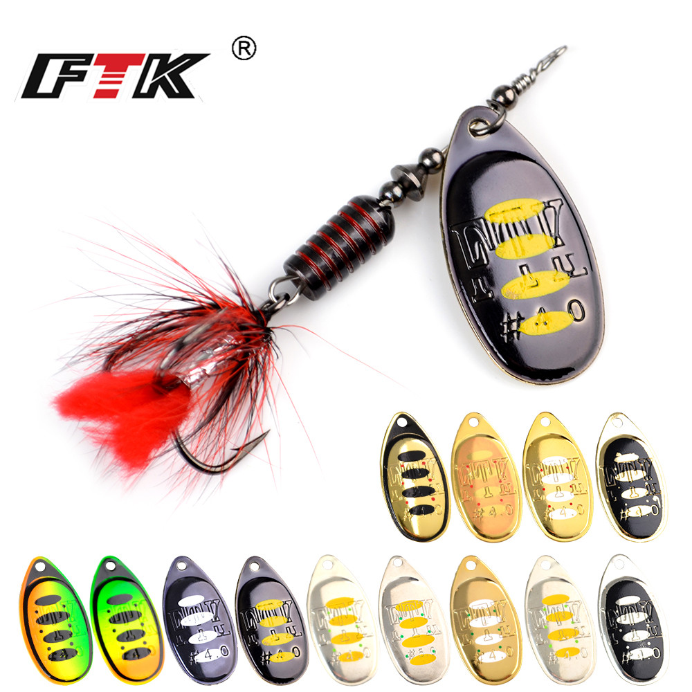 NGB 1pcs Spinner Bait Spoon Lu - Fishing Hook Treble 评论和价格