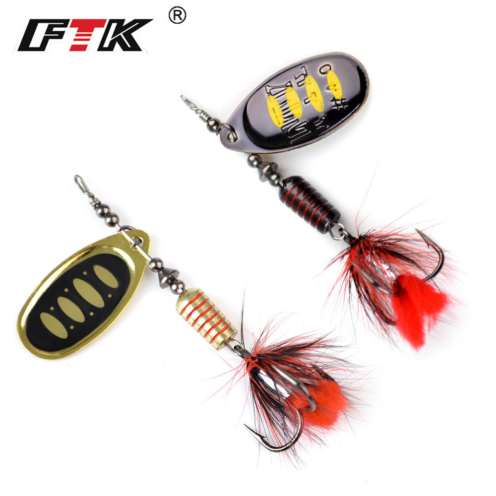 NGB 1pcs Spinner Bait Spoon Lu - Fishing Hook Treble 评论和价格