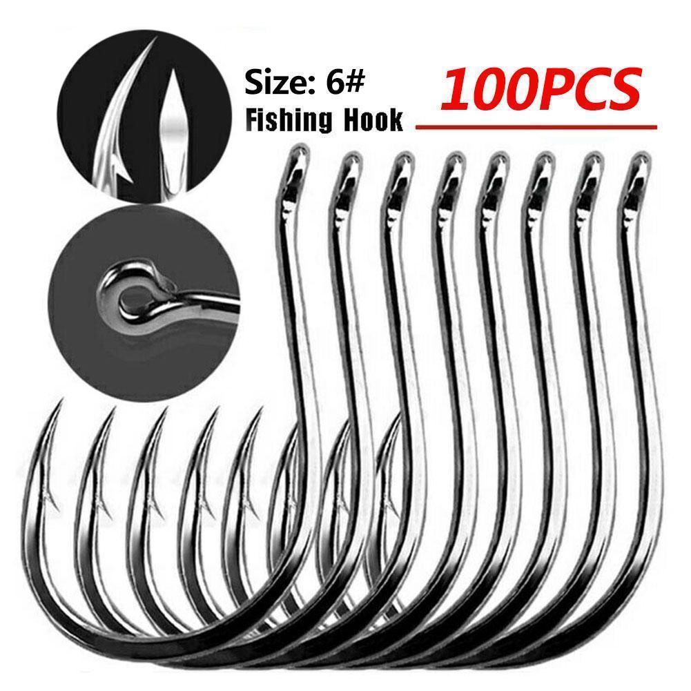 100pcs Boxed Fishing Hooks Hig - Fishing Hook Circle 评论和价格