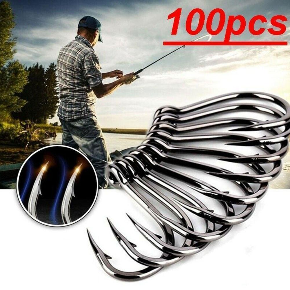 100pcs Boxed Fishing Hooks Hig - Fishing Hook Circle 评论和价格