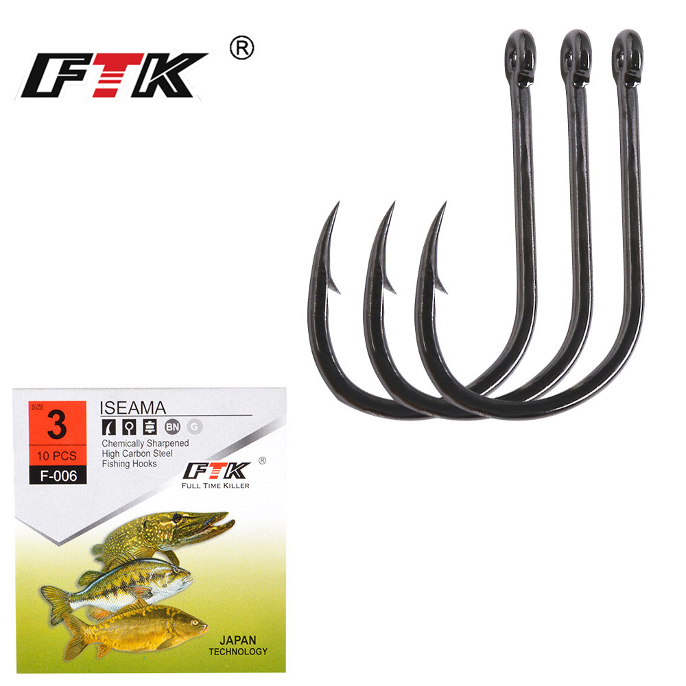 FTK 80pcs ISEAMA Fishing Hooks - Fishing Hook Circle 评论和价格